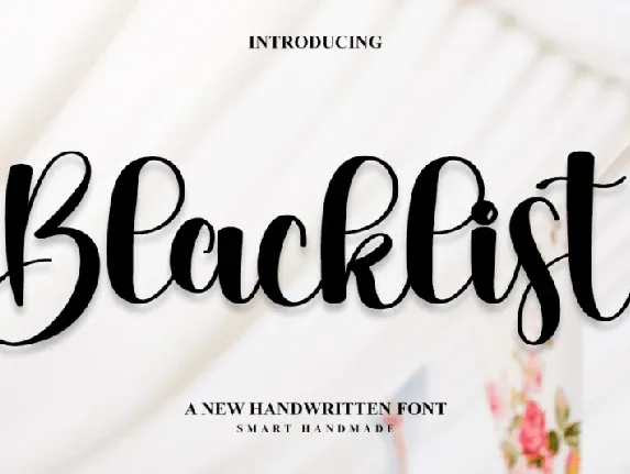 Blacklist Typeface font