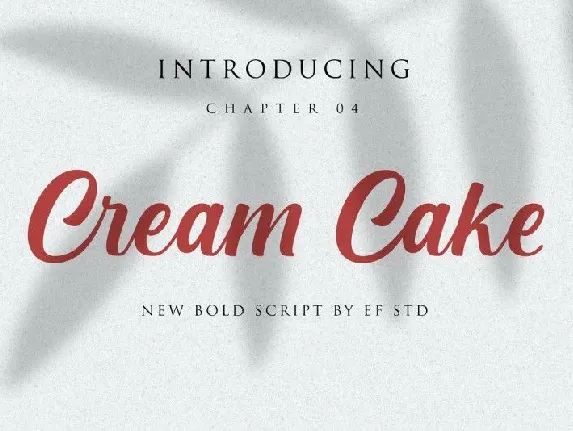 Cream Cake font