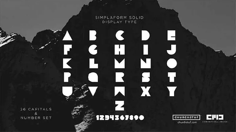 Simplaform Solid Free Download font