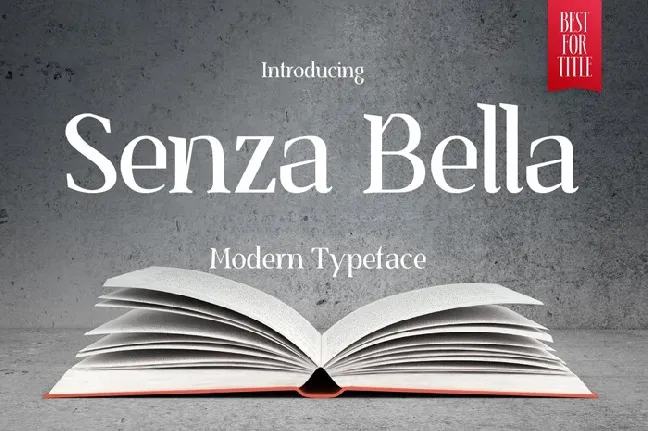 Senza Bella Family font