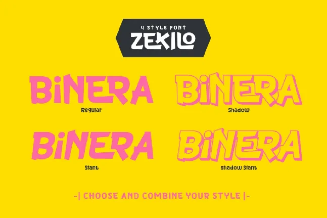 ZEKILO Trial font