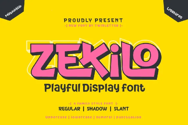 ZEKILO Trial font