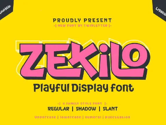 ZEKILO Trial font