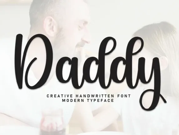 Daddy Script Typeface font