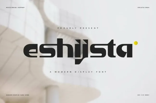 Eshijsta font