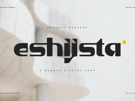 Eshijsta font