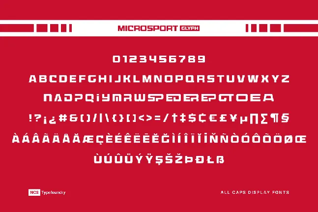 Microsport font