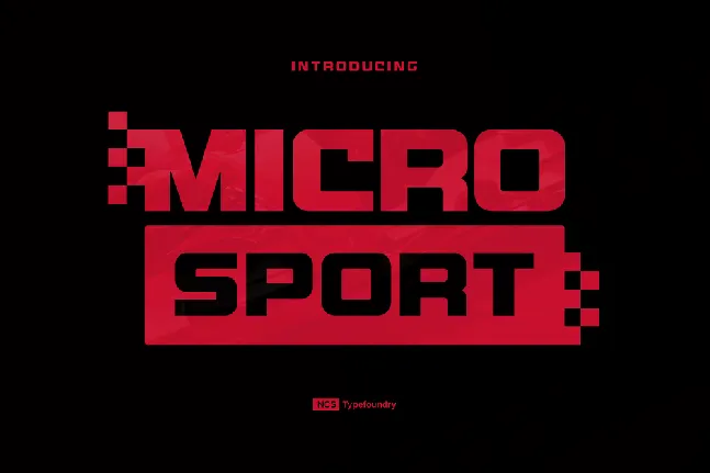 Microsport font