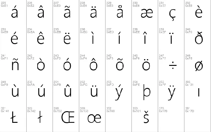 Segan font