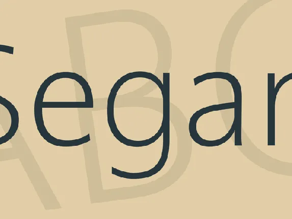 Segan font