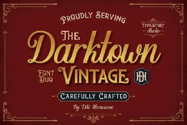 Darktown Duo font