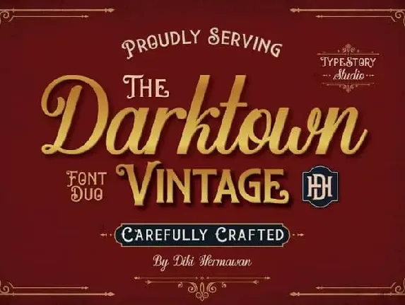 Darktown Duo font