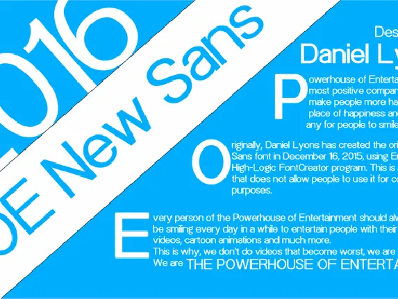 POE Sans New Family font