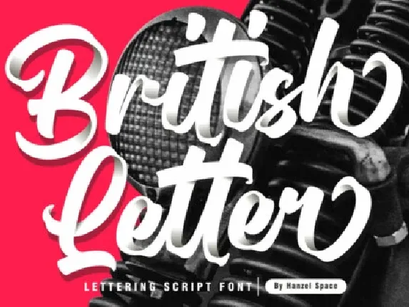 British Letter | Script font