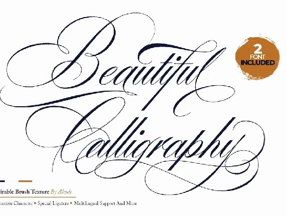 Desirable Brush Texture Duo font