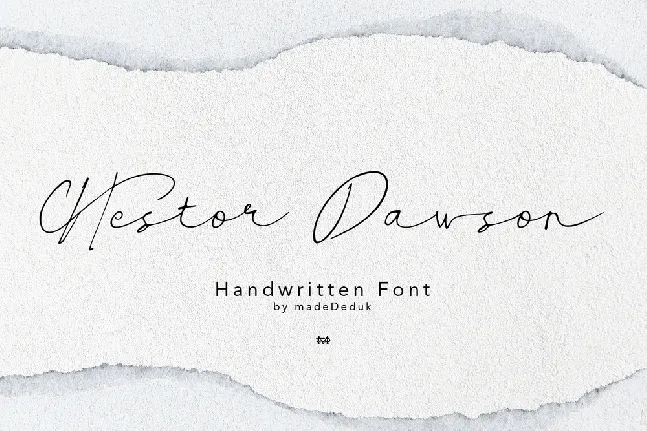 Hestor Dawson Demo font