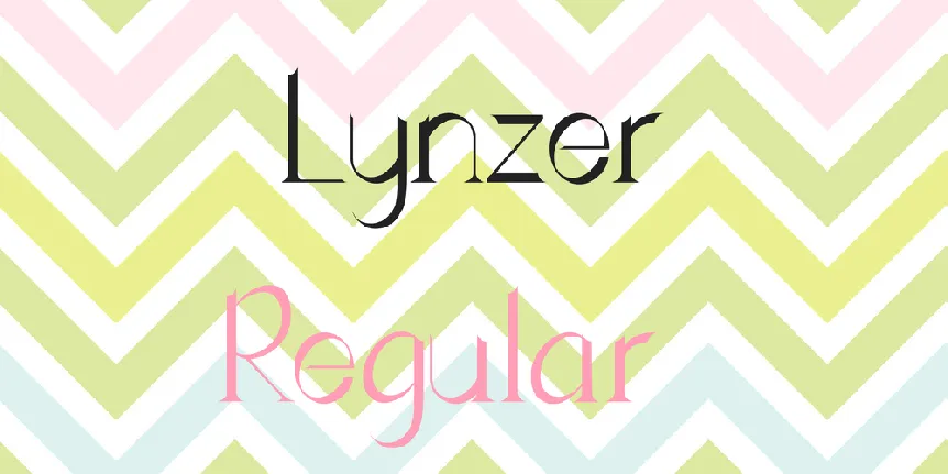 Lynzer font