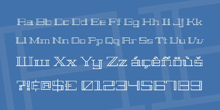 Geostar font