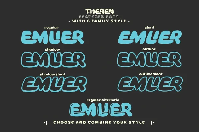 THEREN Trial font