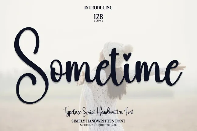 Sometime Script Typeface font