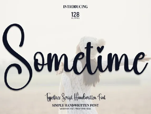 Sometime Script Typeface font