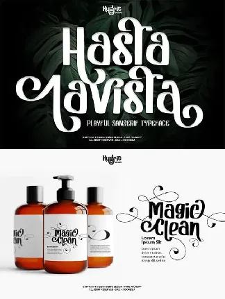 Hasta Lavista Display font