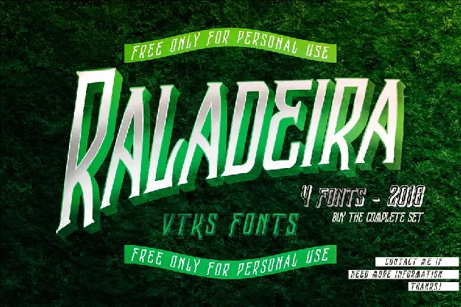 Vtks Raladeira 2 font