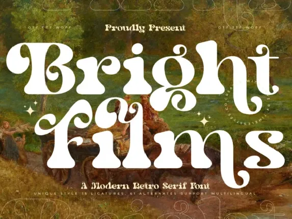 Bright Films Serif font