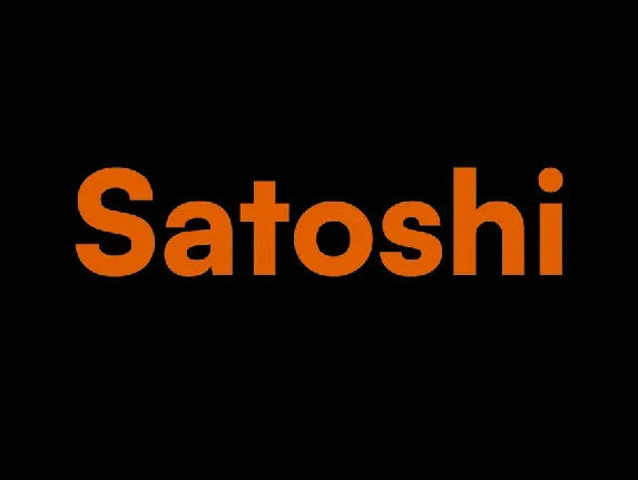 Satoshi font