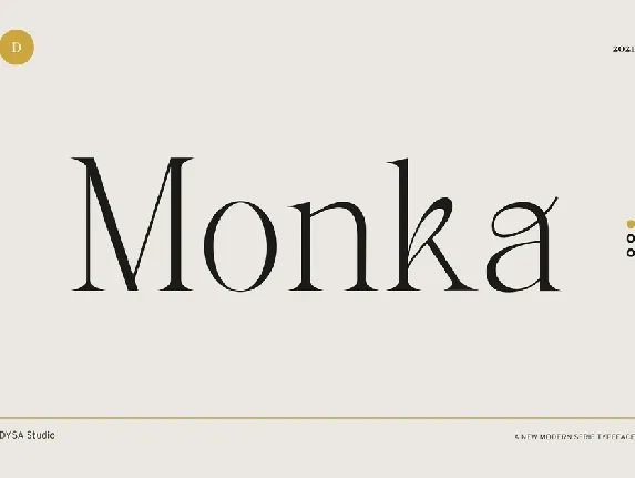 Monka font