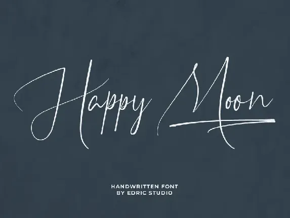 Happy Moon Demo font