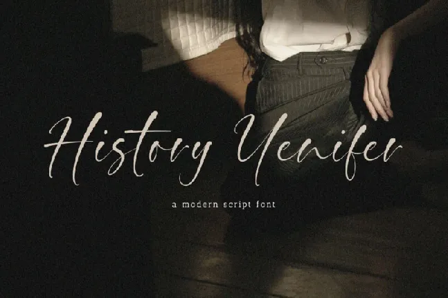 History YeniferÂ  font