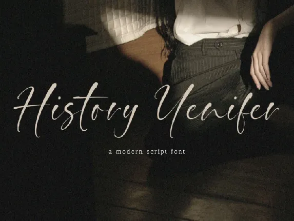 History YeniferÂ  font