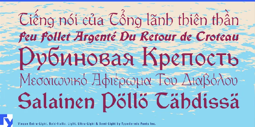 Vinque font