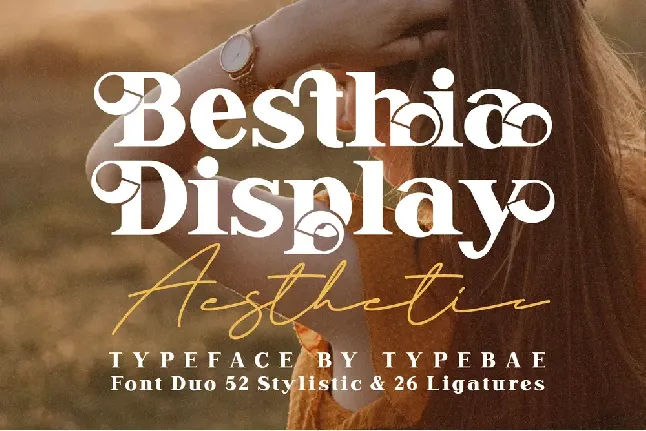 Besthia Display Duo font