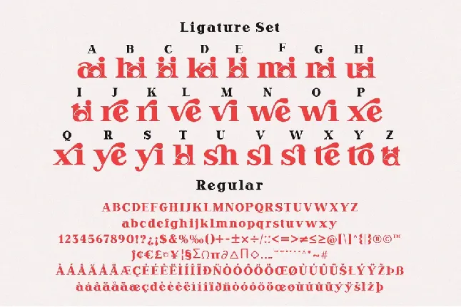 Besthia Display Duo font