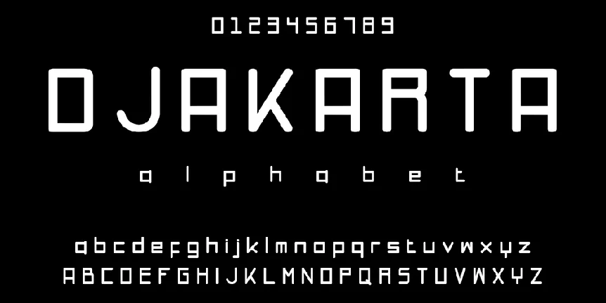 Djakarta font