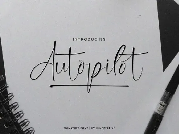 Autopilot Script font