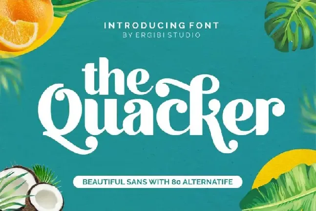 Quacker Beautiful Sans font