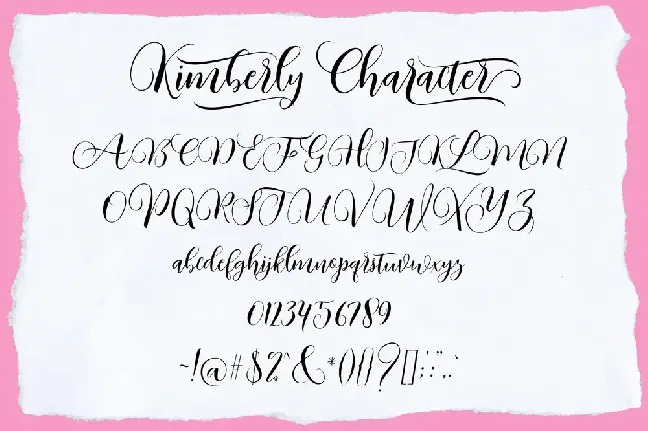 Kimberly Script font