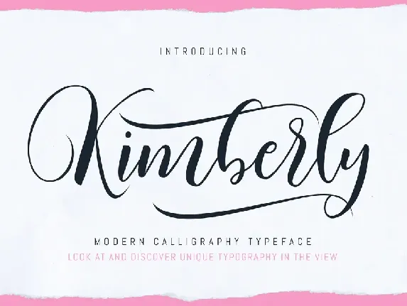 Kimberly Script font