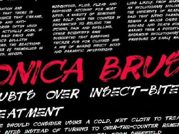 Sonica Brush font