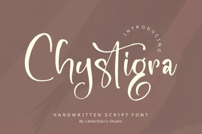 Chystigra font