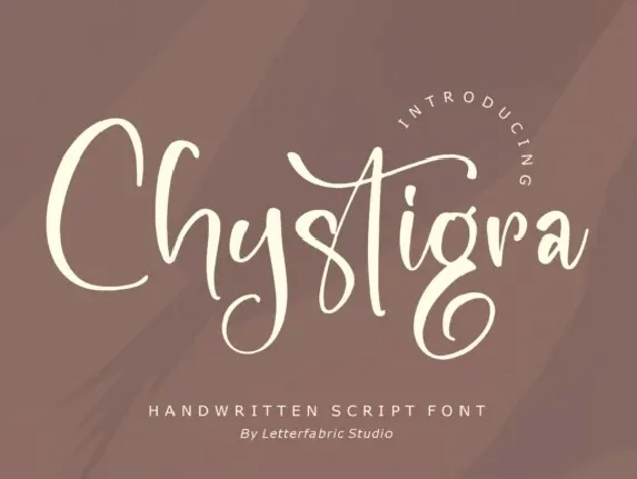 Chystigra font