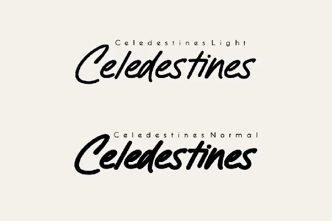 Celedestines font