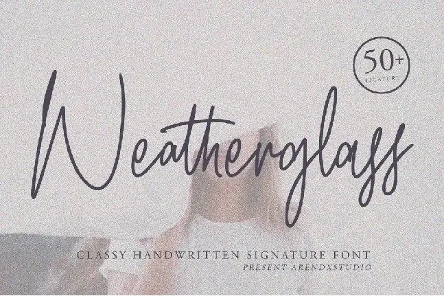 Weatherglass font