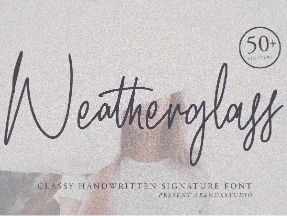 Weatherglass font