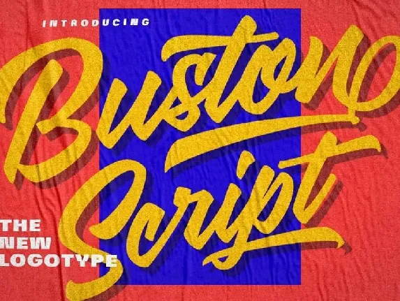 Buston Script Free font