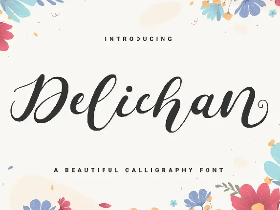 Delichan font