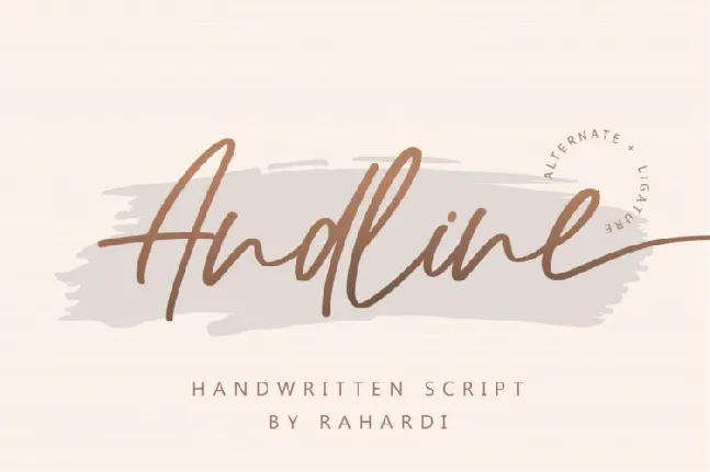 Andline font